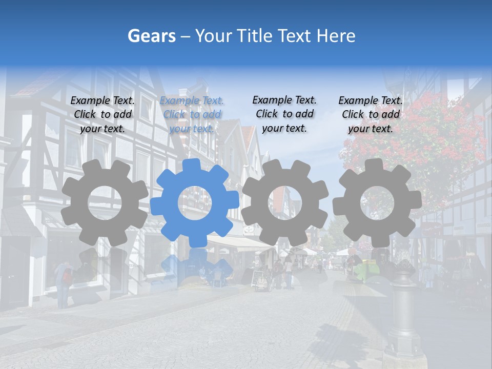 City Centre Architecture Renaissance PowerPoint Template