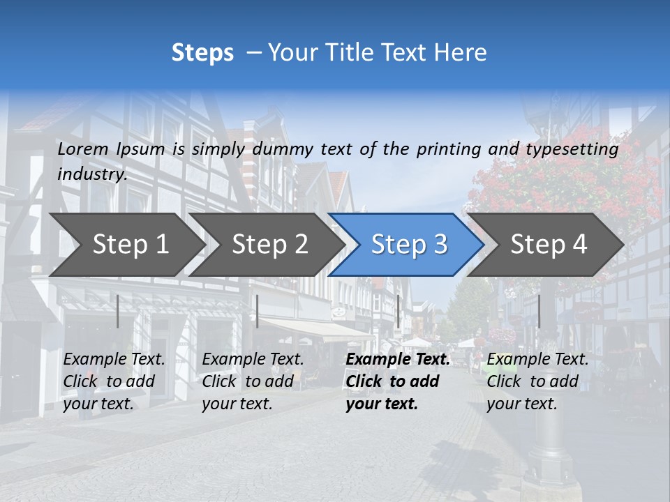 City Centre Architecture Renaissance PowerPoint Template