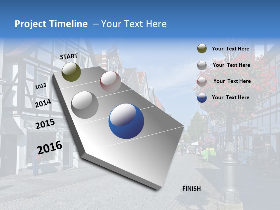 City Centre Architecture Renaissance PowerPoint Template