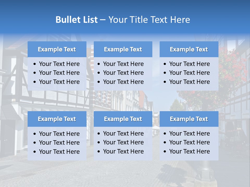 City Centre Architecture Renaissance PowerPoint Template