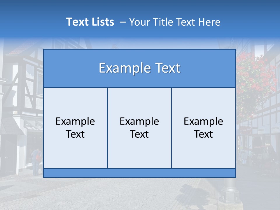 City Centre Architecture Renaissance PowerPoint Template