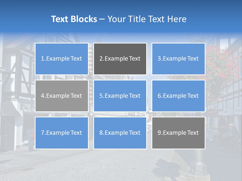 City Centre Architecture Renaissance PowerPoint Template