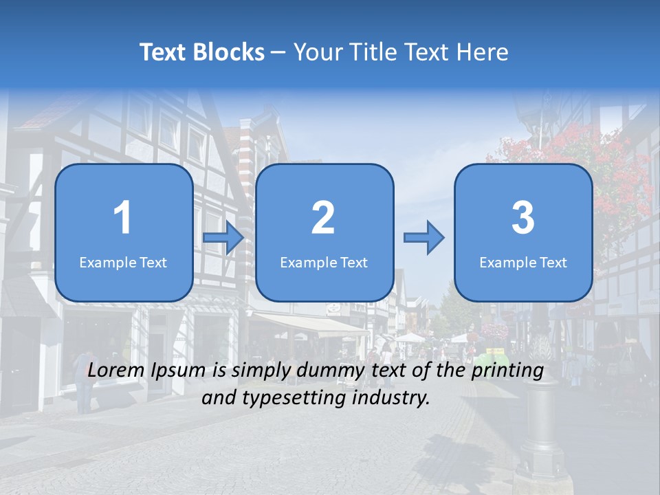City Centre Architecture Renaissance PowerPoint Template