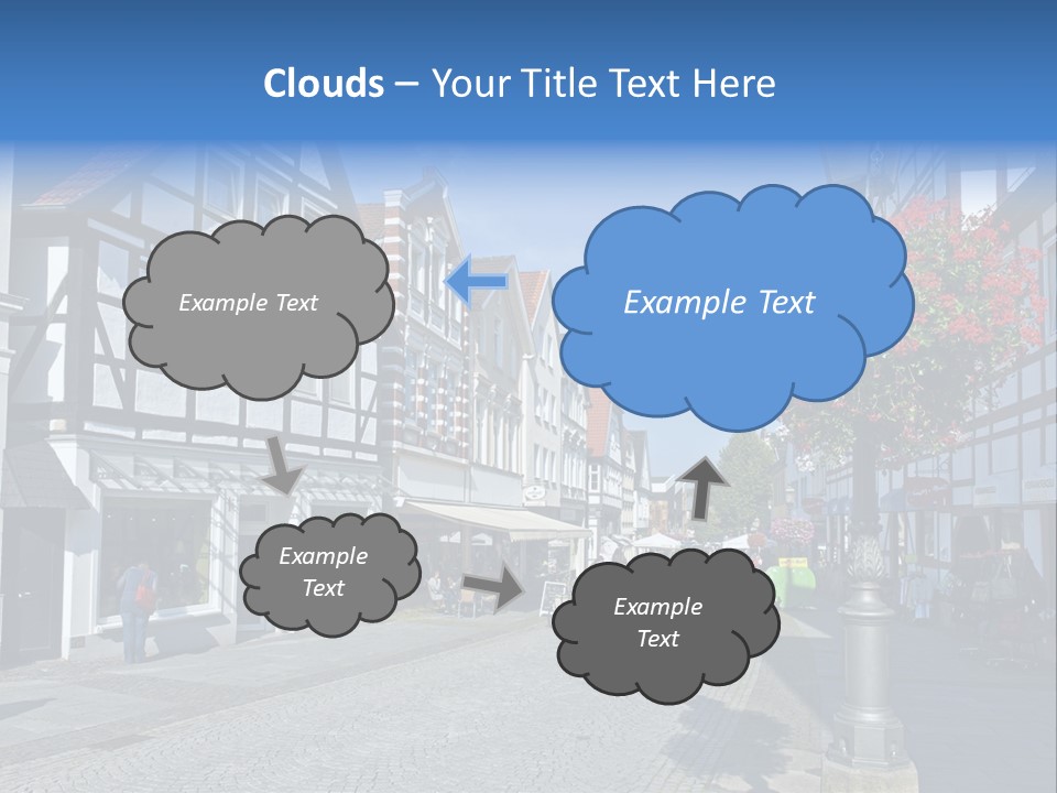 City Centre Architecture Renaissance PowerPoint Template