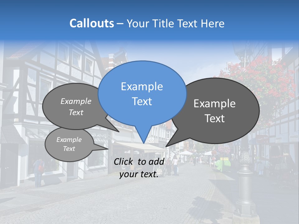 City Centre Architecture Renaissance PowerPoint Template