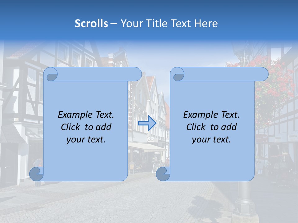 City Centre Architecture Renaissance PowerPoint Template