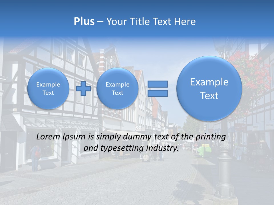 City Centre Architecture Renaissance PowerPoint Template