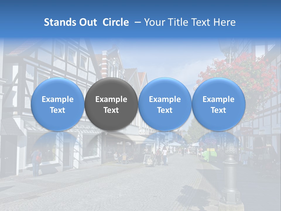 City Centre Architecture Renaissance PowerPoint Template