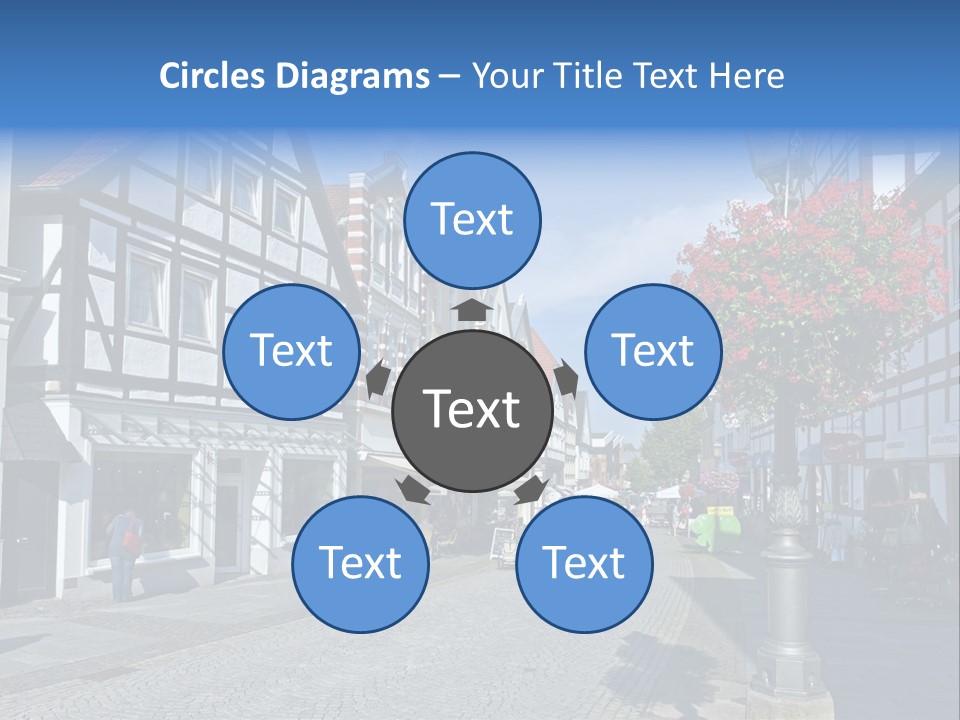 City Centre Architecture Renaissance PowerPoint Template