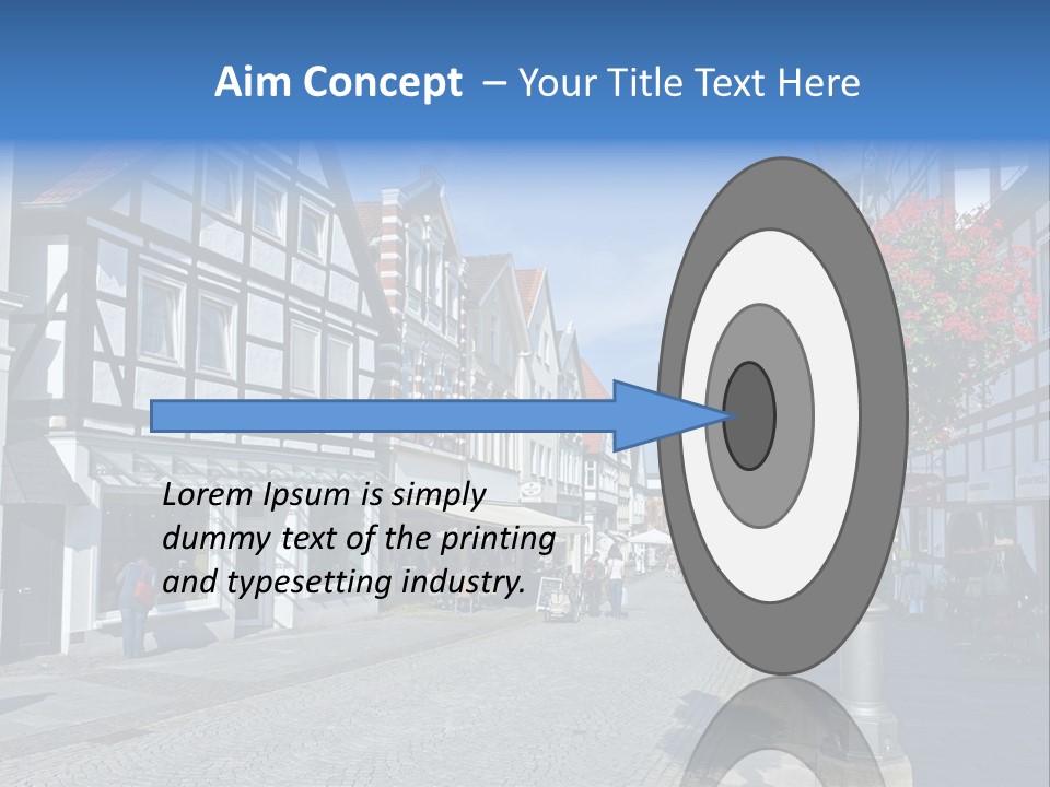 City Centre Architecture Renaissance PowerPoint Template