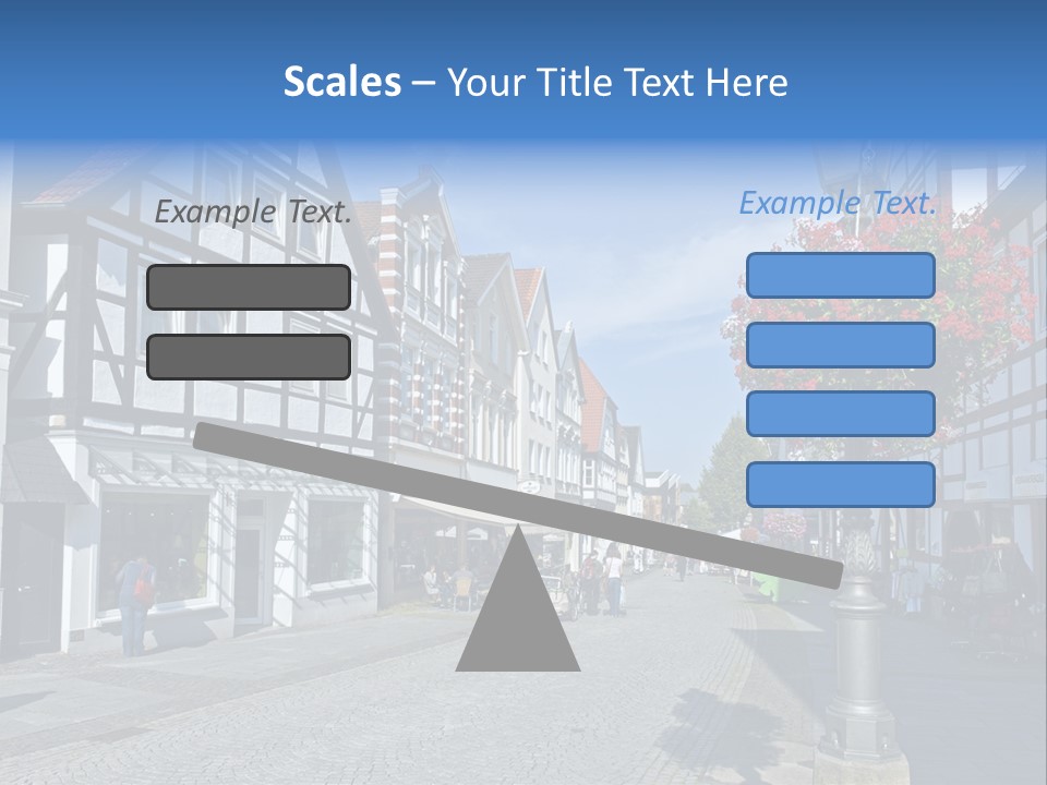 City Centre Architecture Renaissance PowerPoint Template