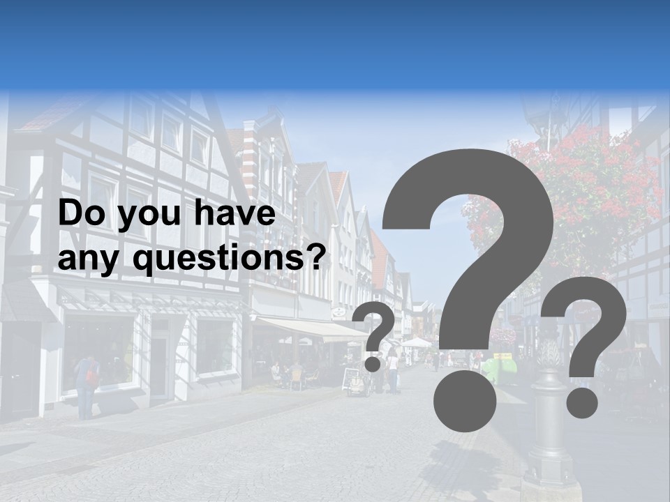 City Centre Architecture Renaissance PowerPoint Template