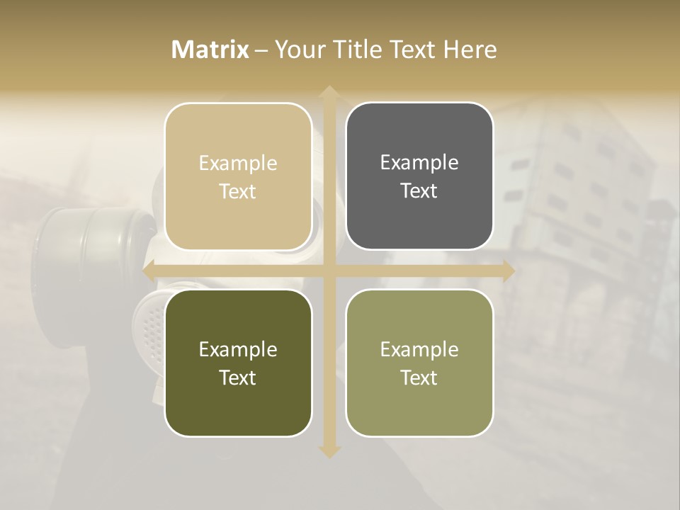 Radiation Risk Plant PowerPoint Template