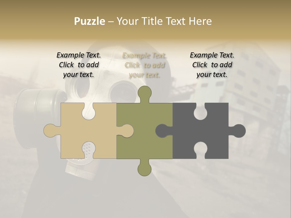 Radiation Risk Plant PowerPoint Template