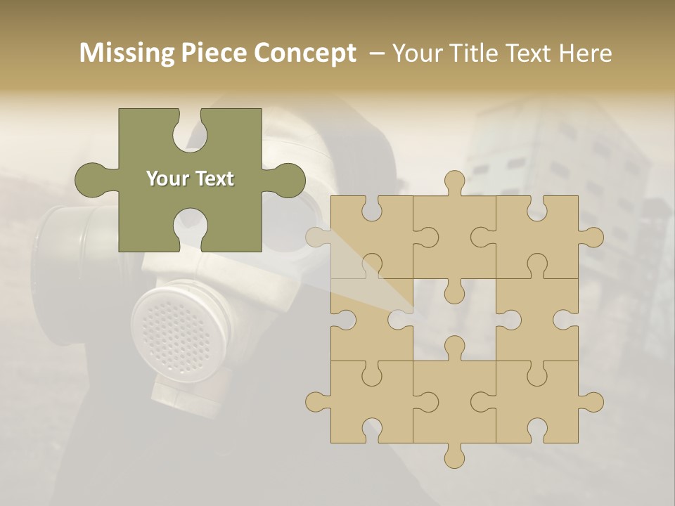Radiation Risk Plant PowerPoint Template
