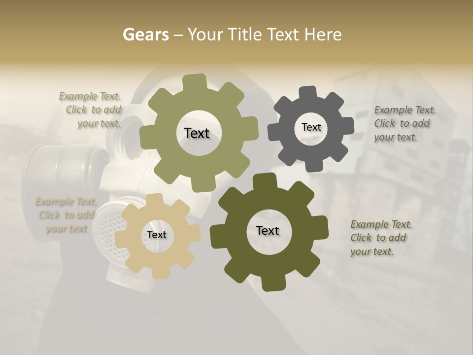 Radiation Risk Plant PowerPoint Template