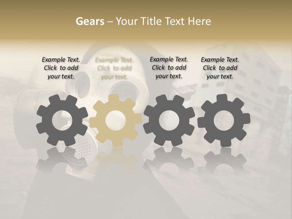Radiation Risk Plant PowerPoint Template