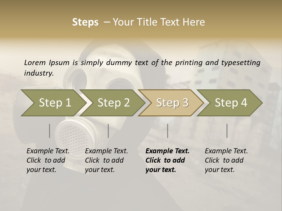Radiation Risk Plant PowerPoint Template
