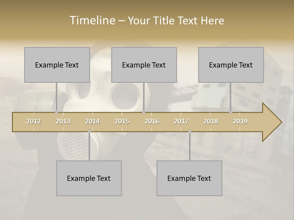 Radiation Risk Plant PowerPoint Template