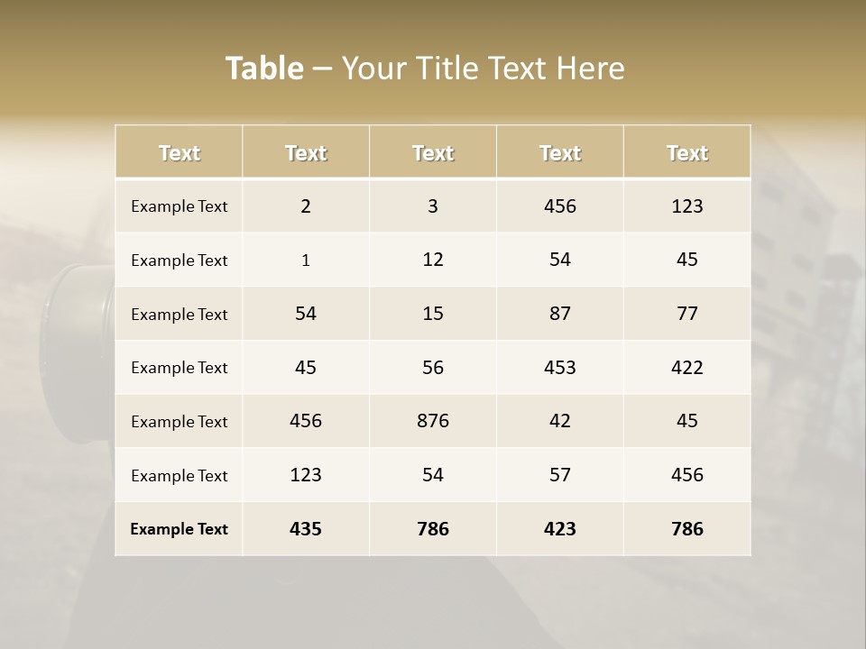 Radiation Risk Plant PowerPoint Template