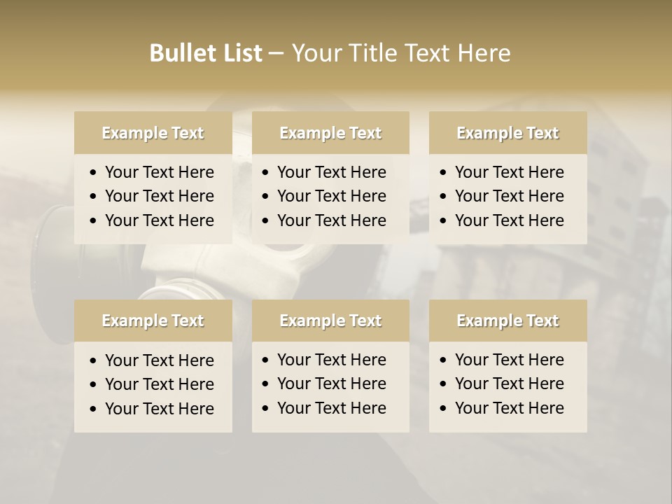 Radiation Risk Plant PowerPoint Template