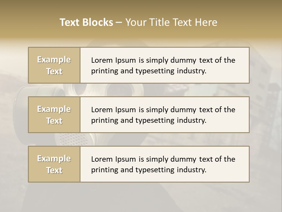 Radiation Risk Plant PowerPoint Template