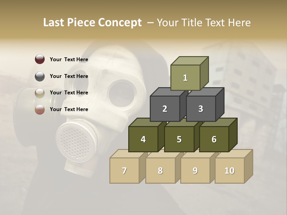 Radiation Risk Plant PowerPoint Template