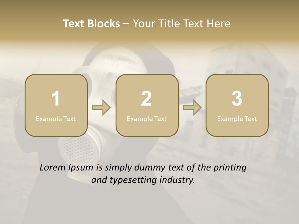 Radiation Risk Plant PowerPoint Template
