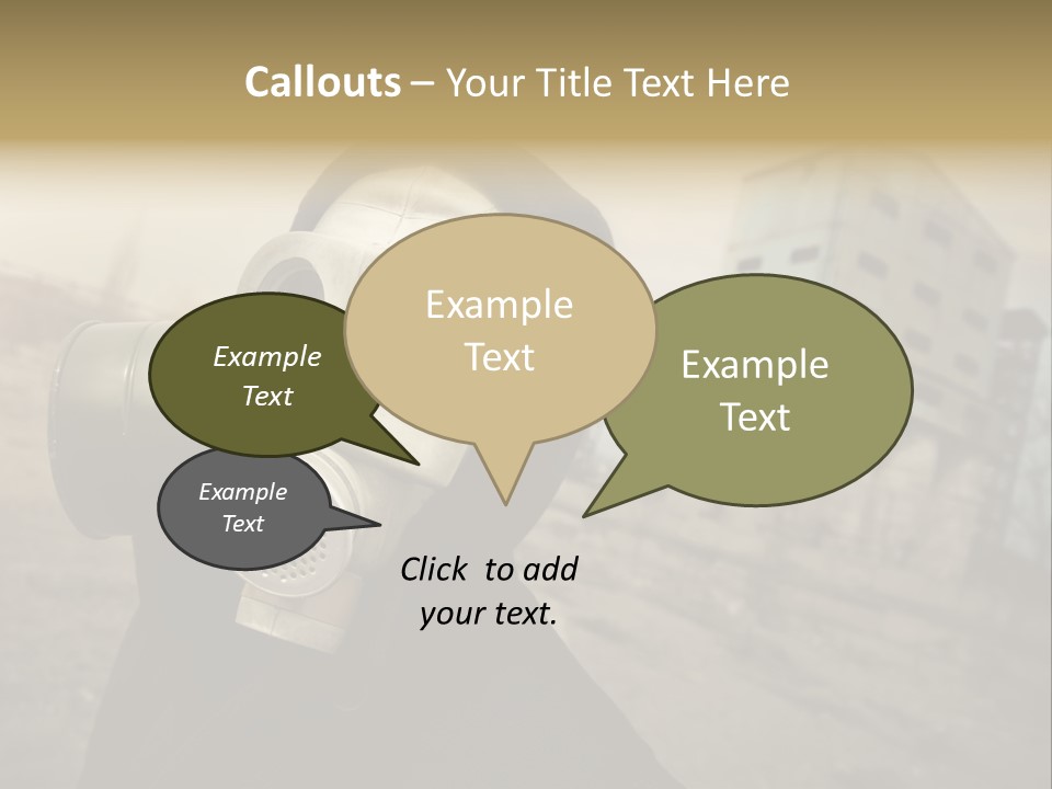Radiation Risk Plant PowerPoint Template
