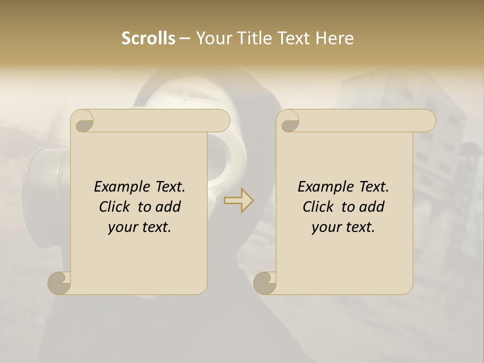 Radiation Risk Plant PowerPoint Template
