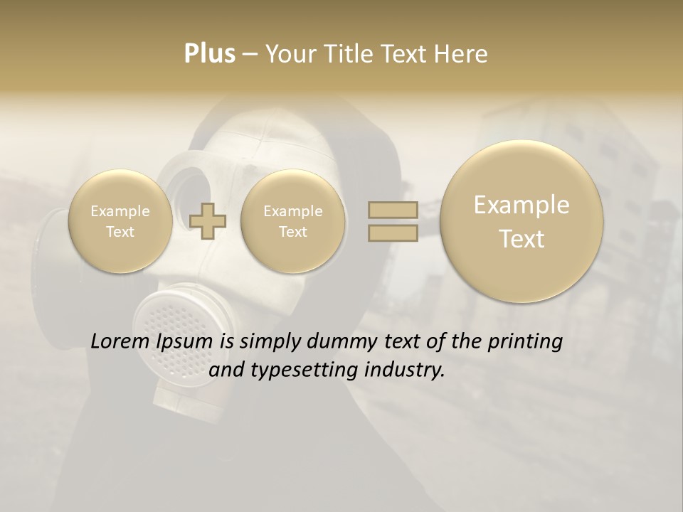 Radiation Risk Plant PowerPoint Template