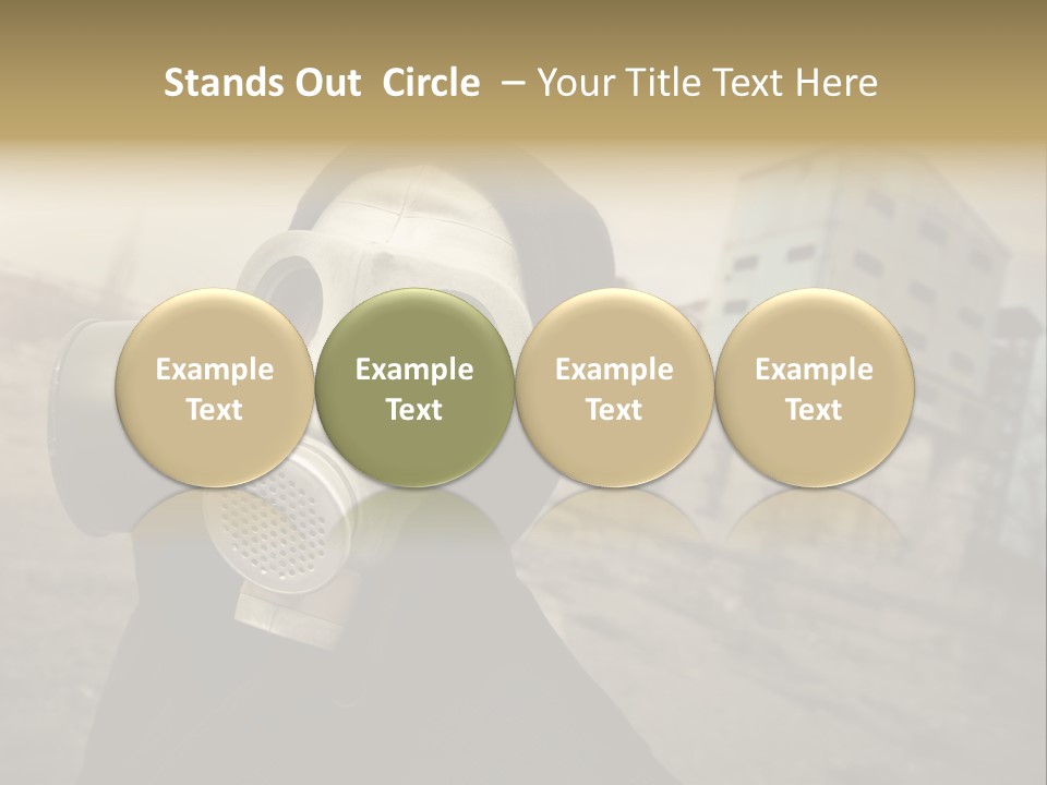 Radiation Risk Plant PowerPoint Template