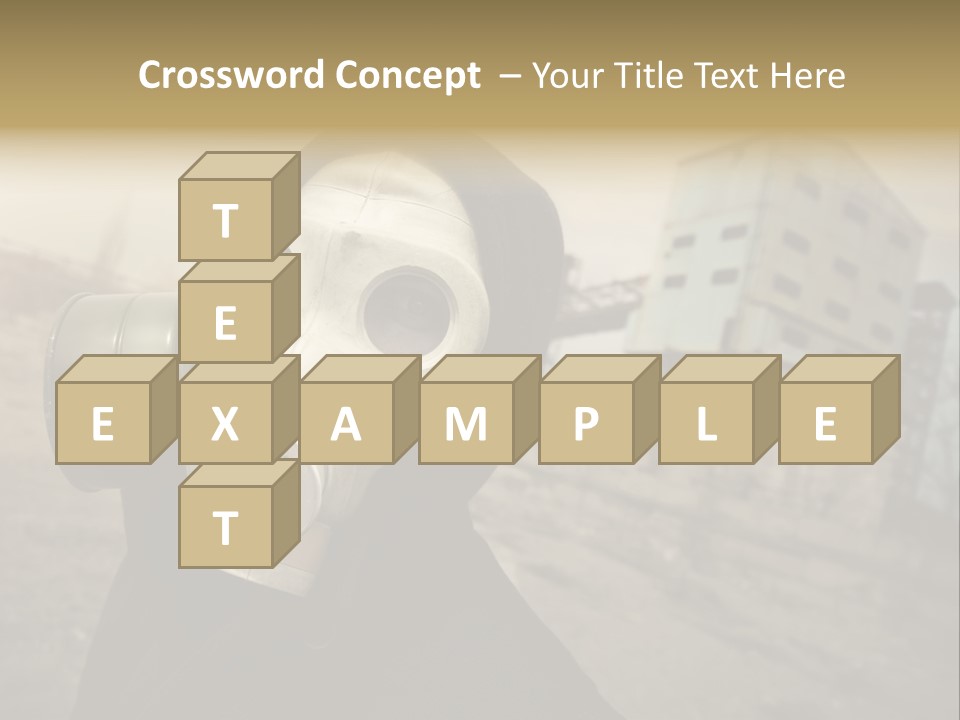 Radiation Risk Plant PowerPoint Template