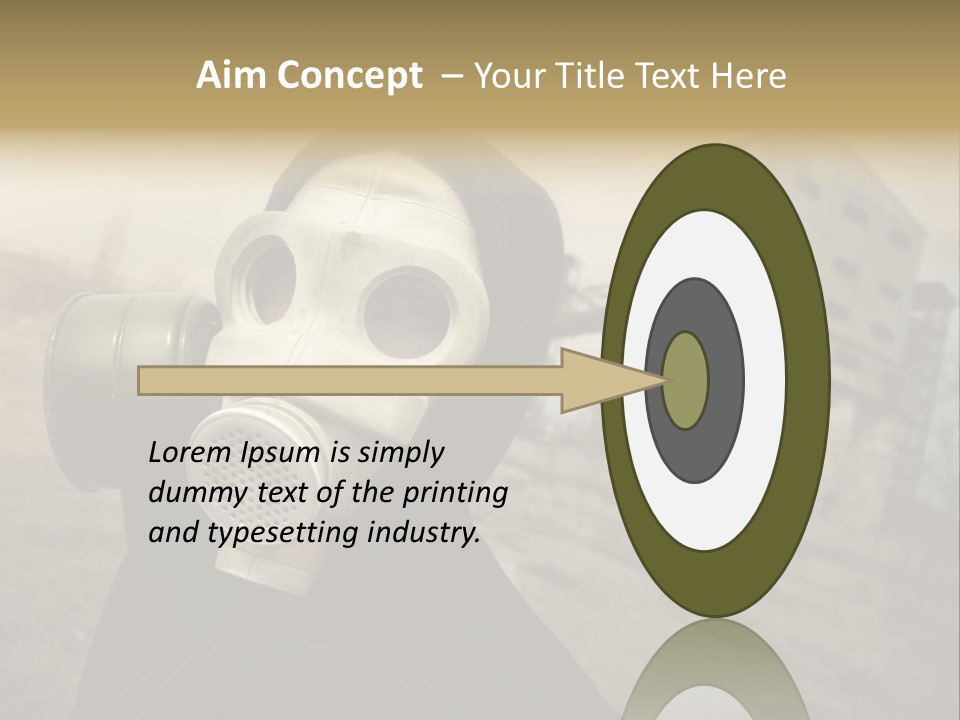 Radiation Risk Plant PowerPoint Template