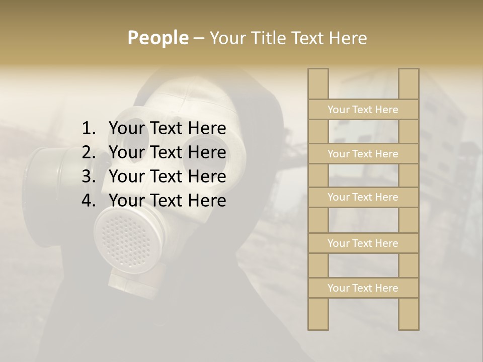 Radiation Risk Plant PowerPoint Template