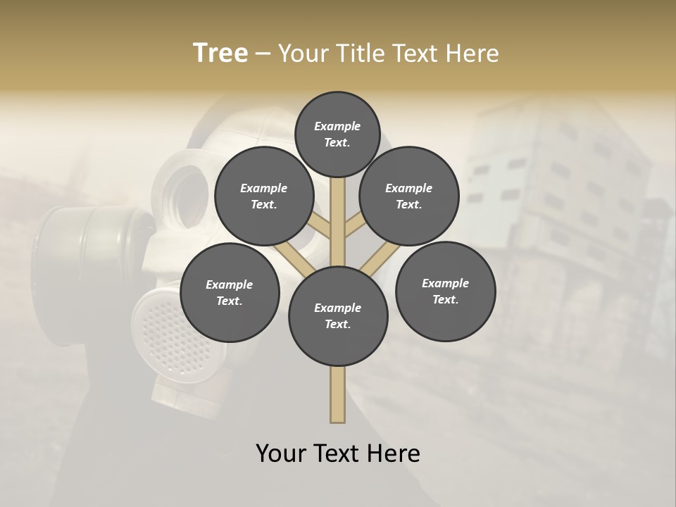 Radiation Risk Plant PowerPoint Template
