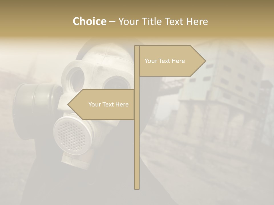 Radiation Risk Plant PowerPoint Template