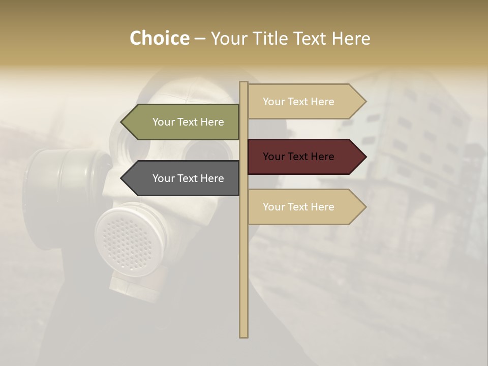 Radiation Risk Plant PowerPoint Template