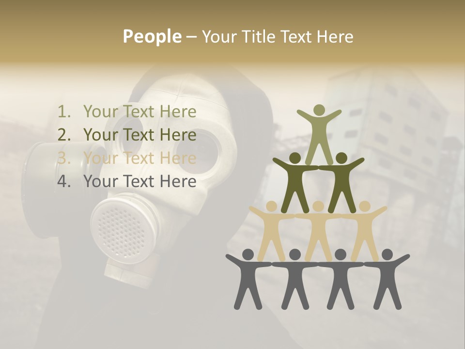 Radiation Risk Plant PowerPoint Template