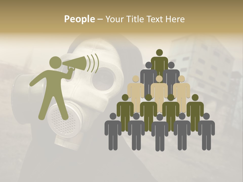 Radiation Risk Plant PowerPoint Template
