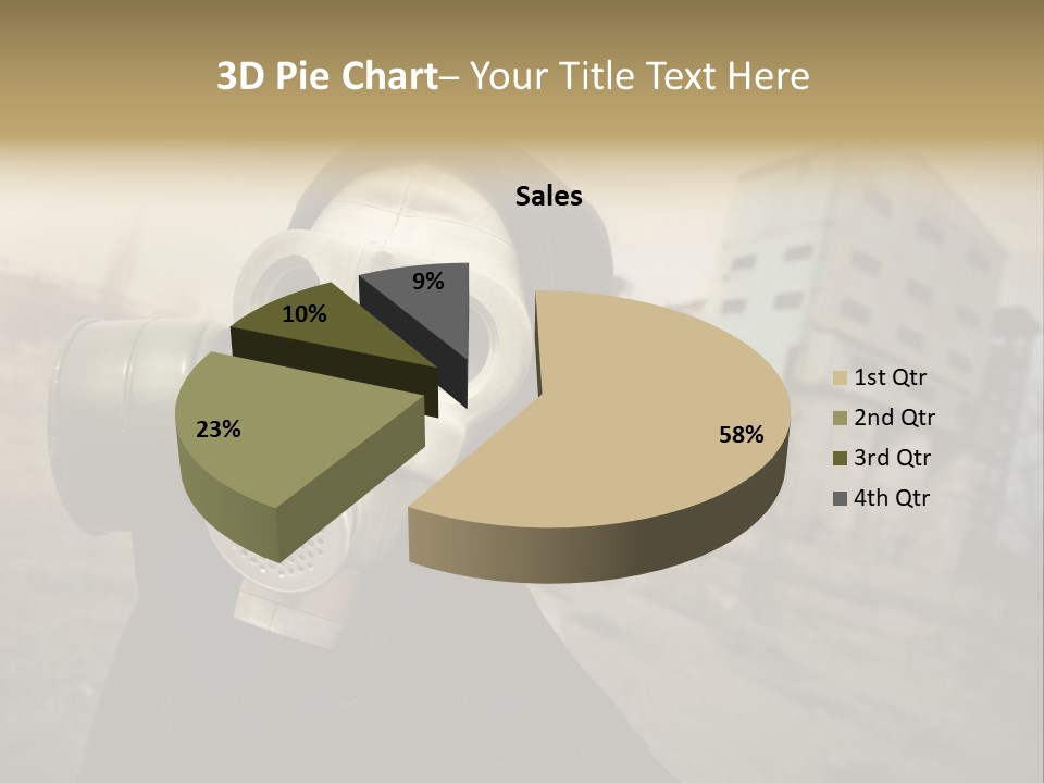 Radiation Risk Plant PowerPoint Template