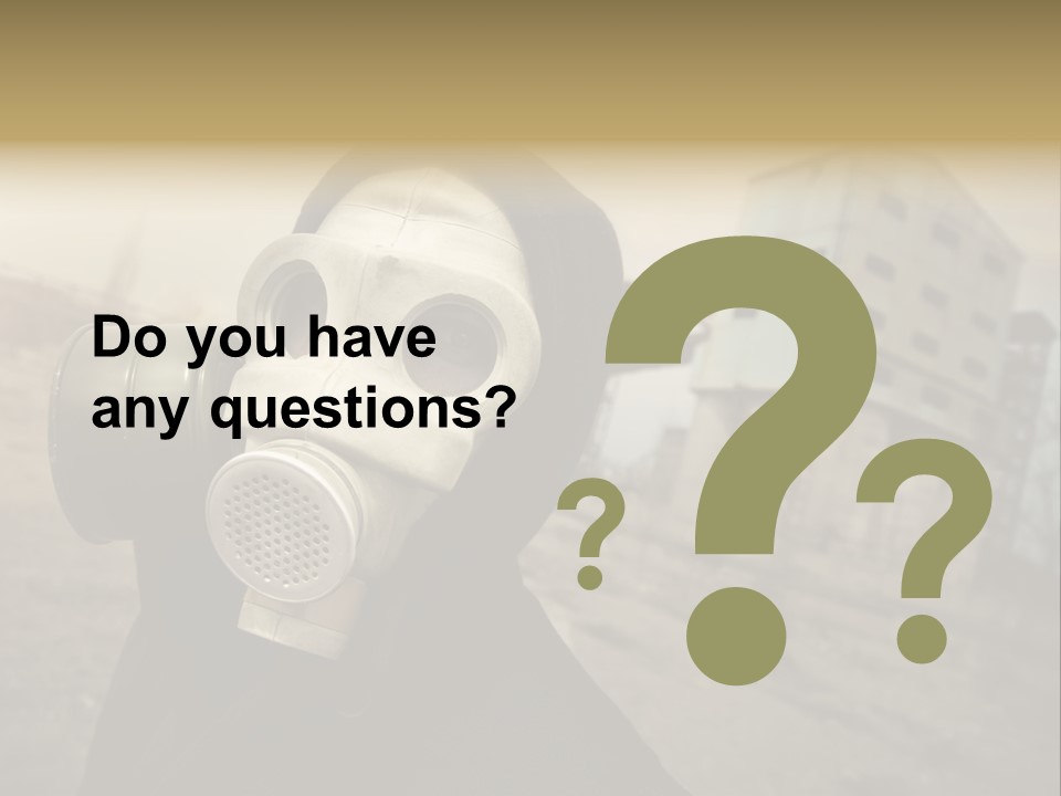 Radiation Risk Plant PowerPoint Template