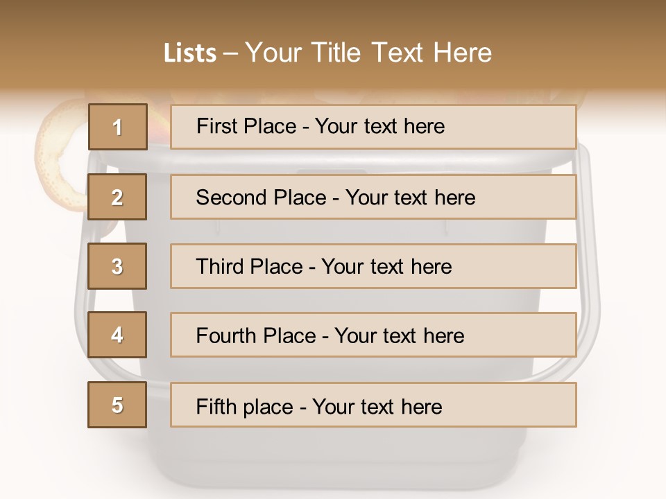 Recycling Health Biodegradable PowerPoint Template