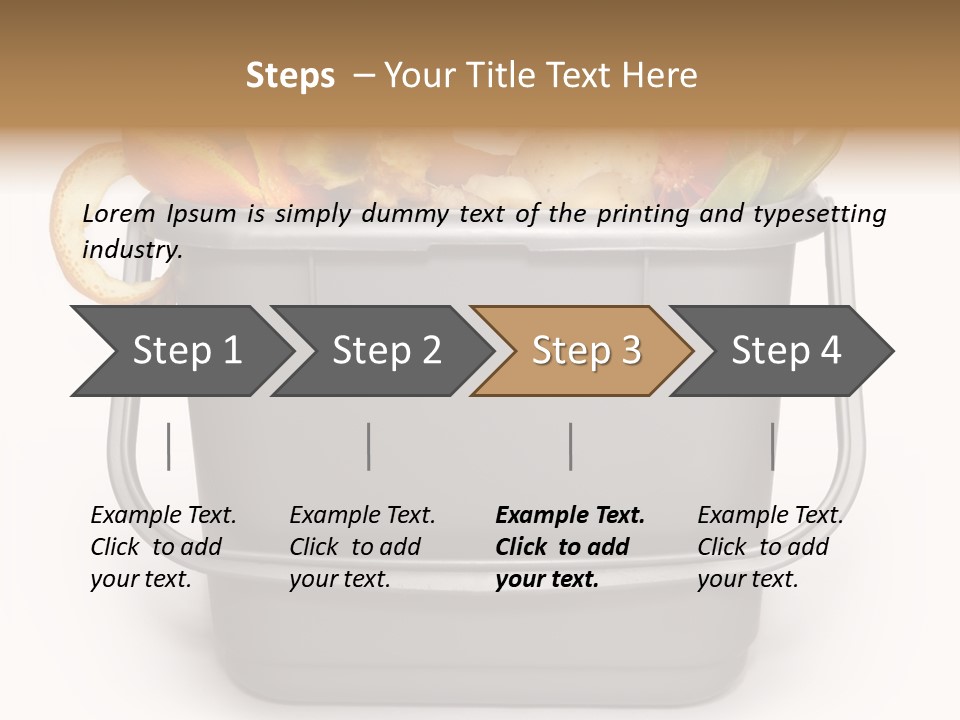 Recycling Health Biodegradable PowerPoint Template
