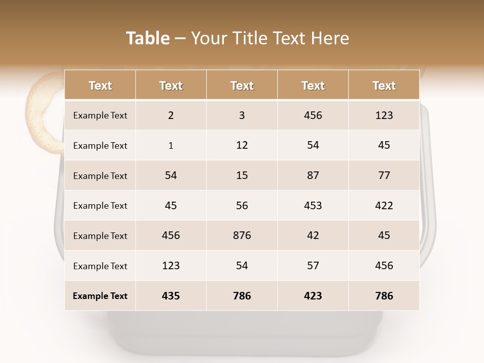 Recycling Health Biodegradable PowerPoint Template