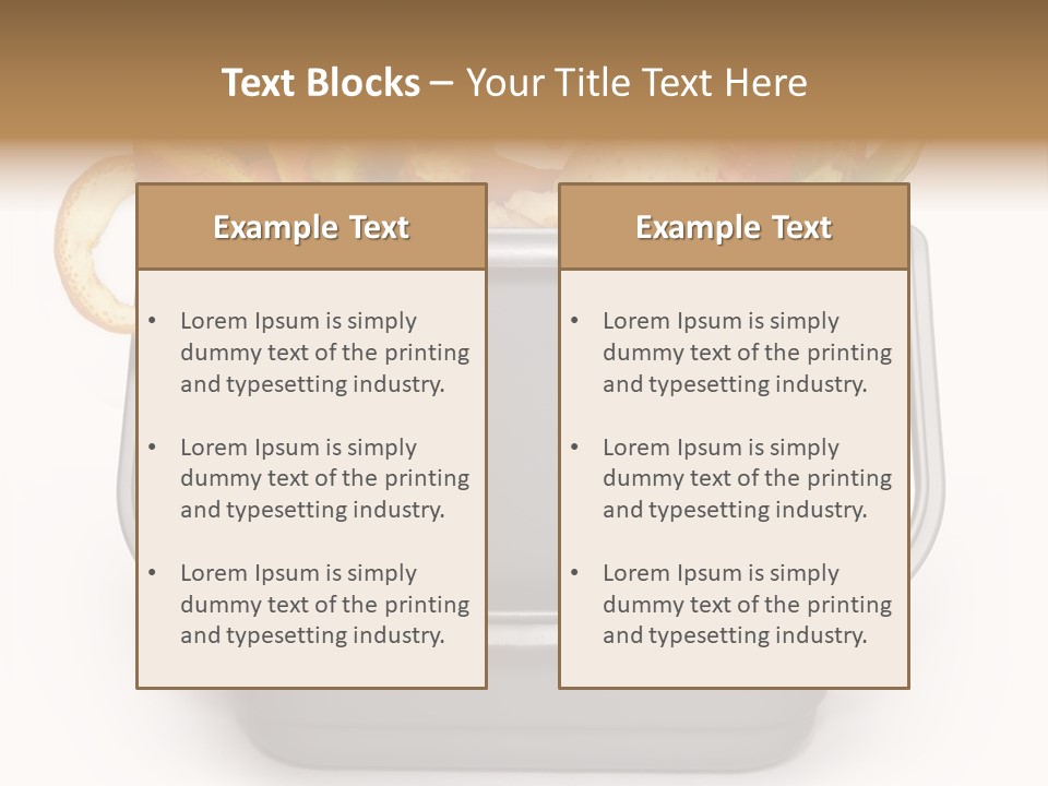 Recycling Health Biodegradable PowerPoint Template