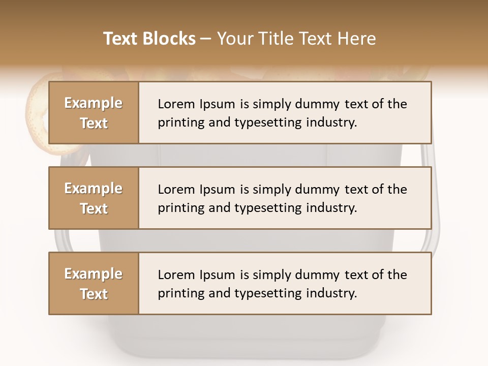 Recycling Health Biodegradable PowerPoint Template