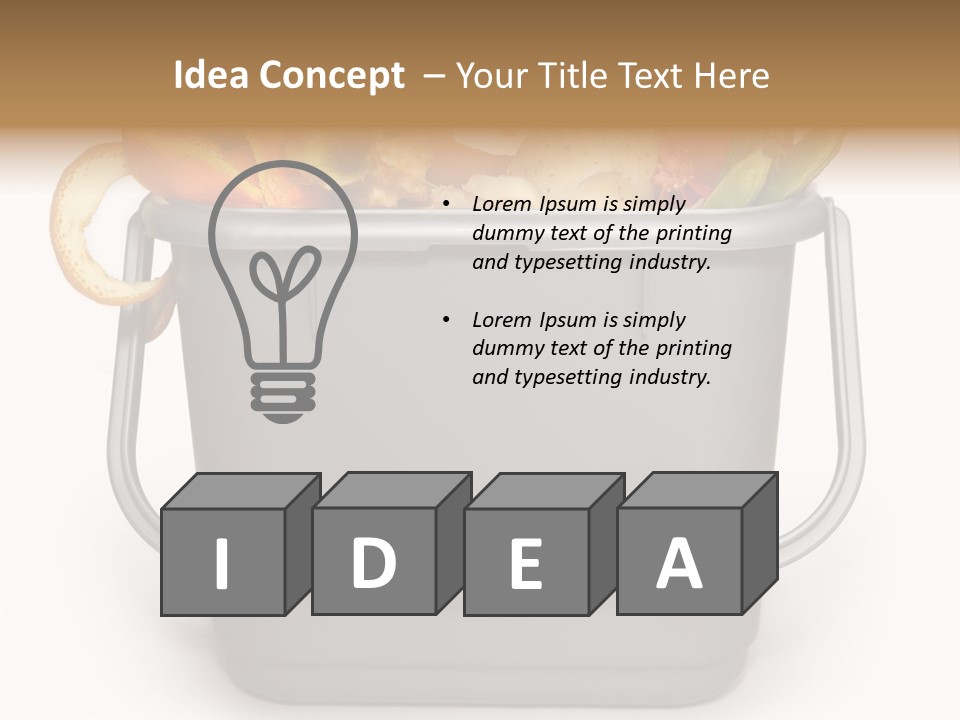 Recycling Health Biodegradable PowerPoint Template