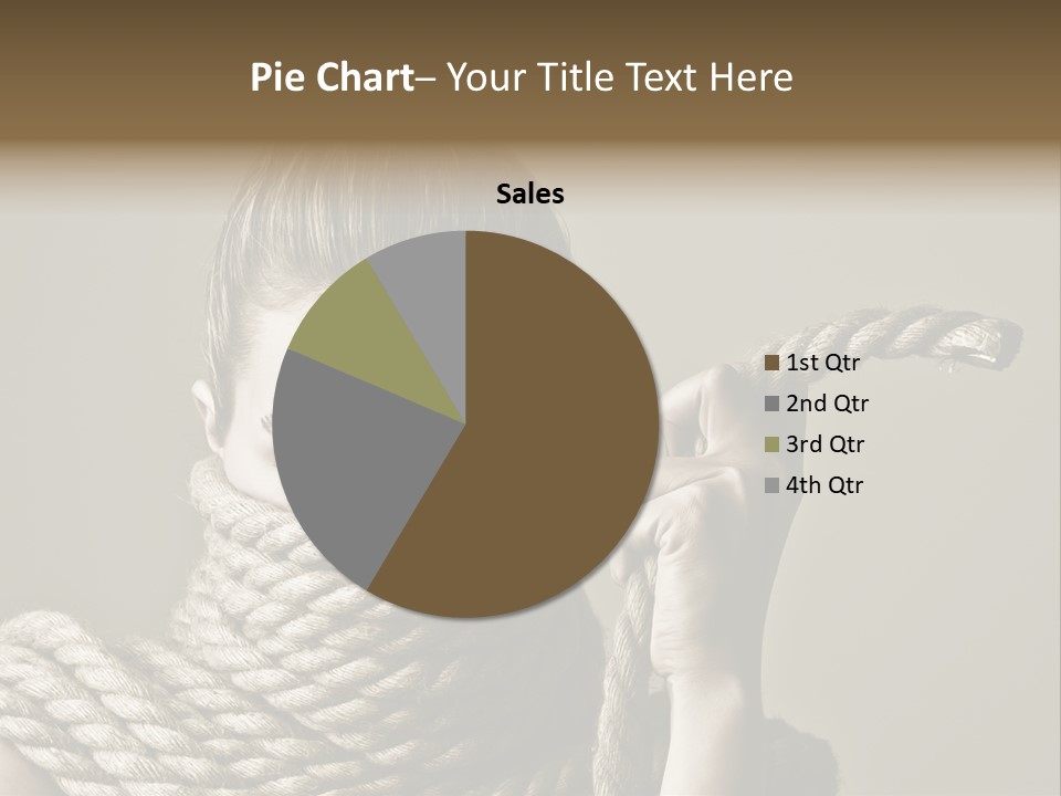 Stuck Person Constrain PowerPoint Template