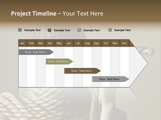 Stuck Person Constrain PowerPoint Template